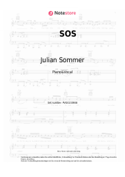 Noten, Akkorde Julian Sommer - SOS