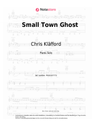 Noten, Akkorde Chris Kläfford - Small Town Ghost