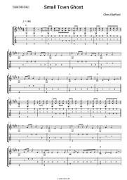 Noten, Akkorde Chris Kläfford - Small Town Ghost