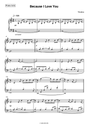 Noten, Akkorde Yiruma - Because I Love You