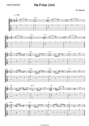 Noten, Akkorde Pe Werner - Ne Prise Zimt