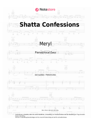 Noten, Akkorde Meryl, N’Ken - Shatta Confessions