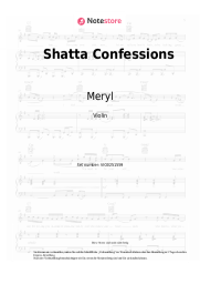 Noten, Akkorde Meryl, N’Ken - Shatta Confessions