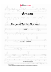 undefined Pinguini Tattici Nucleari - Amaro