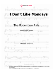 undefined The Boomtown Rats - I Don't Like Mondays