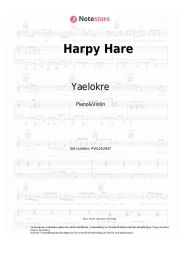 Noten, Akkorde Yaelokre - Harpy Hare