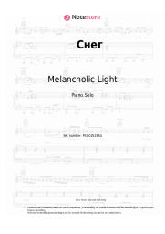 Noten, Akkorde Melancholic Light - Снег