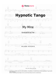 Noten, Akkorde My Mine - Hypnotic Tango