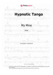 Noten, Akkorde My Mine - Hypnotic Tango