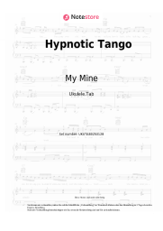 Noten, Akkorde My Mine - Hypnotic Tango