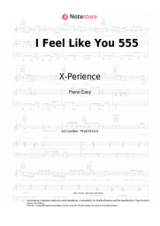 Noten, Akkorde X-Perience - I Feel Like You 555