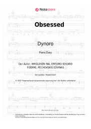 Noten, Akkorde Dynoro, Ina Wroldsen - Obsessed