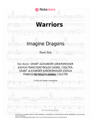 Noten, Akkorde Imagine Dragons - Warriors