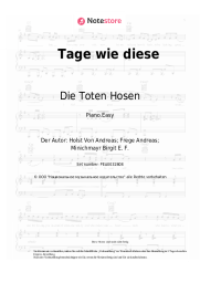 undefined Die Toten Hosen - Tage wie diese