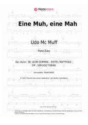 Noten, Akkorde Udo Mc Muff, Kreisligalegende, Ikke Huftgold - Eine Muh, eine Mah