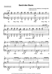 Noten, Akkorde Helene Fischer, Matthias Schweighöfer - Durch den Sturm
