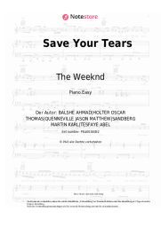 Noten, Akkorde The Weeknd - Save Your Tears