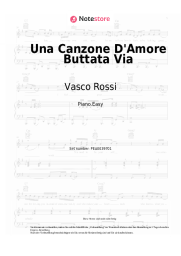 undefined Vasco Rossi - Una Canzone D'Amore Buttata Via