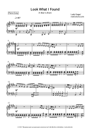 Noten, Akkorde Lady Gaga - Look What I Found