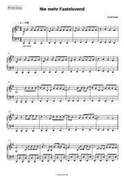 Noten, Akkorde Querbeat - Nie mehr Fastelovend