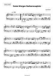 Noten, Akkorde Querbeat - Guten Morgen Barbarossaplatz