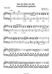 Noten, Akkorde Danger Dan - Das ist alles von der Kunstfreiheit gedeckt