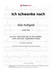 Noten, Akkorde Ikke Huftgold - Ich schwanke noch