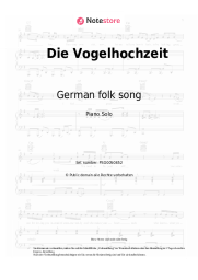undefined German folk song - Die Vogelhochzeit