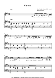 Noten, Akkorde Lara Fabian - Caruso