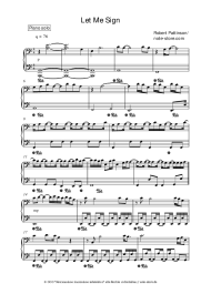 undefined Robert Pattinson - Let Me Sign