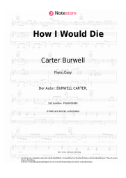 undefined Carter Burwell - How I Would Die