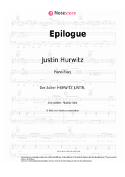 Noten, Akkorde Justin Hurwitz - Epilogue (La La Land Soundtrack)