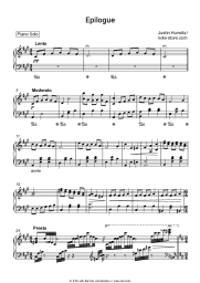 Noten, Akkorde Justin Hurwitz - Epilogue (La La Land Soundtrack)