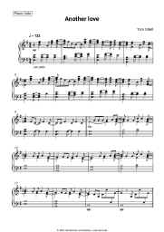 Noten, Akkorde Tom Odell - Another Love