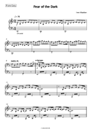 Noten, Akkorde Iron Maiden - Fear of the Dark