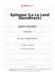 Noten, Akkorde Justin Hurwitz - Epilogue (La La Land Soundtrack)