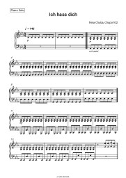Noten, Akkorde Nina Chuba, Chapo102 - Ich hass dich