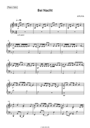 Noten, Akkorde AYLIVA - Bei Nacht