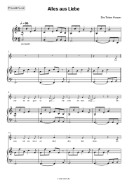 Noten, Akkorde Die Toten Hosen - Alles aus Liebe