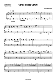 Noten, Akkorde Helene Fischer - Genau dieses Gefühl