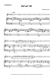Noten, Akkorde Helene Fischer - Null auf 100