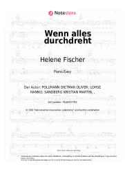 Noten, Akkorde Helene Fischer - Wenn alles durchdreht