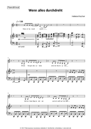 Noten, Akkorde Helene Fischer - Wenn alles durchdreht